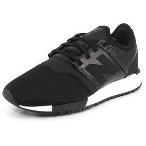 Black Leather New Balance Sneakers